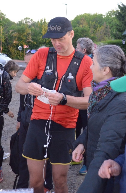 Varga Csaba hegymászó is leszaladta az 55 km-es távot (Fotó: Lőrincz Ferenc)