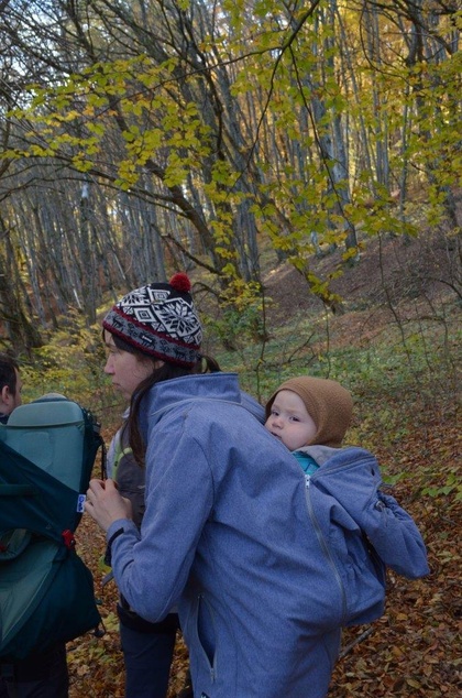 Rácz Gergő, a Hunyadi teljesítménytúra legfiatalabb résztvevője.